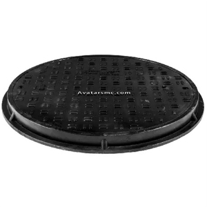 EN124 A15 SMC COMPOSITE ROUND MANHOLE COVER